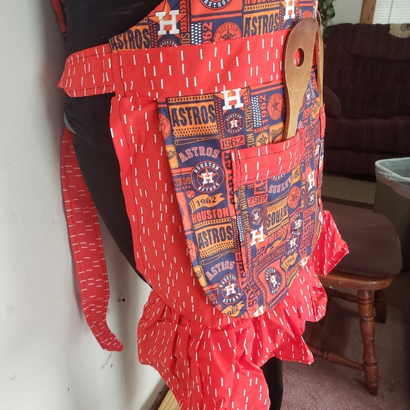 Houston Astros Handmade Kitchen Apron - Picture 5 of 8